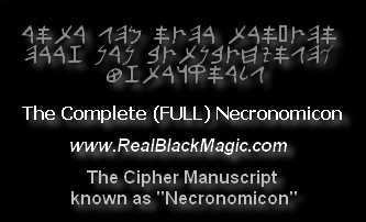The Cipher Manuscript known as "Necronomicon"